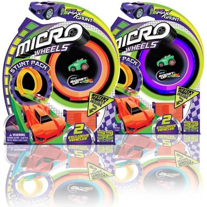 MICRO WHEELS - Voiture loop pack - Pour faire la course et des loopings - aléatoire