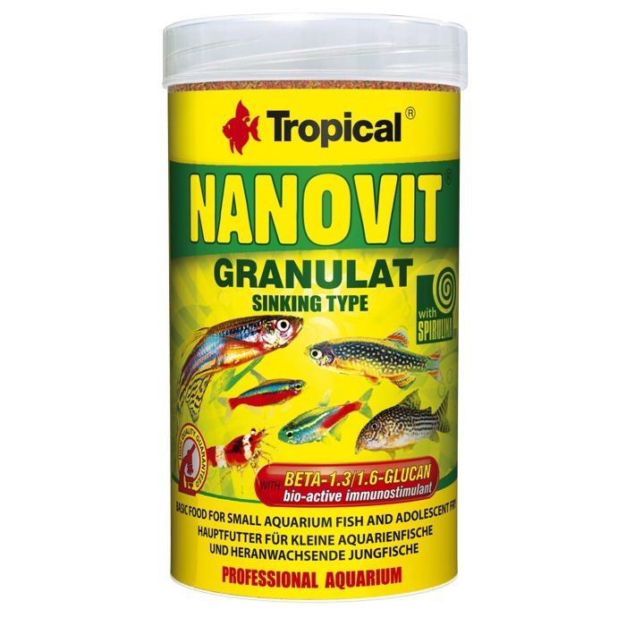 Meilleurs prix pour Alimentation pour poissons - TROPICAL - S-116-1 - Granulés - Riche en protéines - Vitamine C