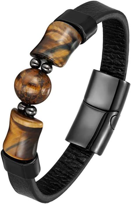 Bracelet Pour Homme PEGASO En Or Jaune 18 Carats (750) - Maille Tigre, Longueur 21cm - Neuf étiqueté