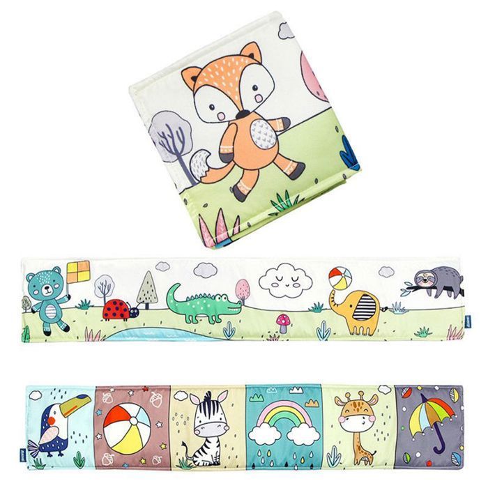 Livre D'éveil En Tissu Vicloon - Jouet Sensoriel Pour Bébés Avec Animaux De La Forêt | Idée Cadeau Naissance