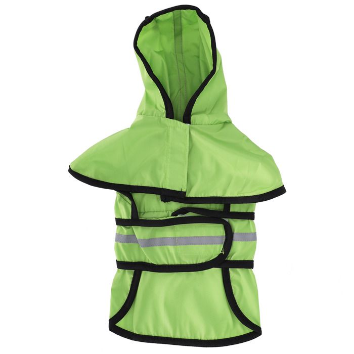 Comparer les prix de Manteau de pluie pour chien en polyester avec bande réfléchissante imperméable et respirant