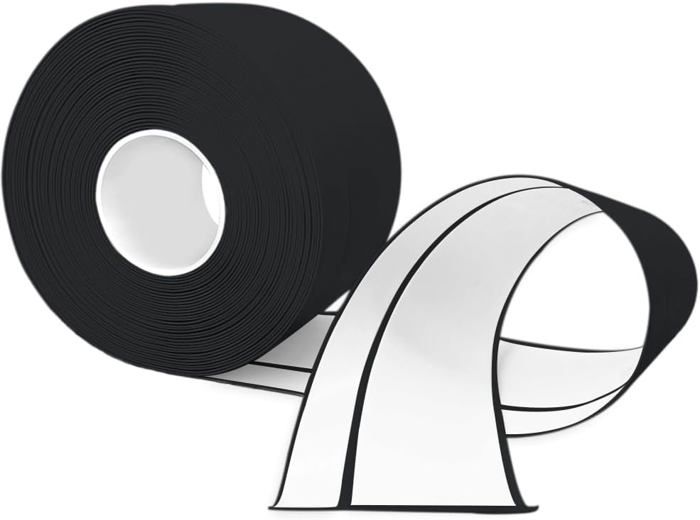 Plinthe Souple PVC Autocollante 50x20 Mm, Rouleau 24 M - Imperméable, Anti-moisissure, Pour Cuisine, Salle De Bain - 6