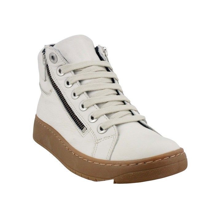 CHACAL Chacal-Basket femme-Minerva-6954-2 coloris-Blanc (hielo)-Taupe - Couleur Blanc - Taille 37