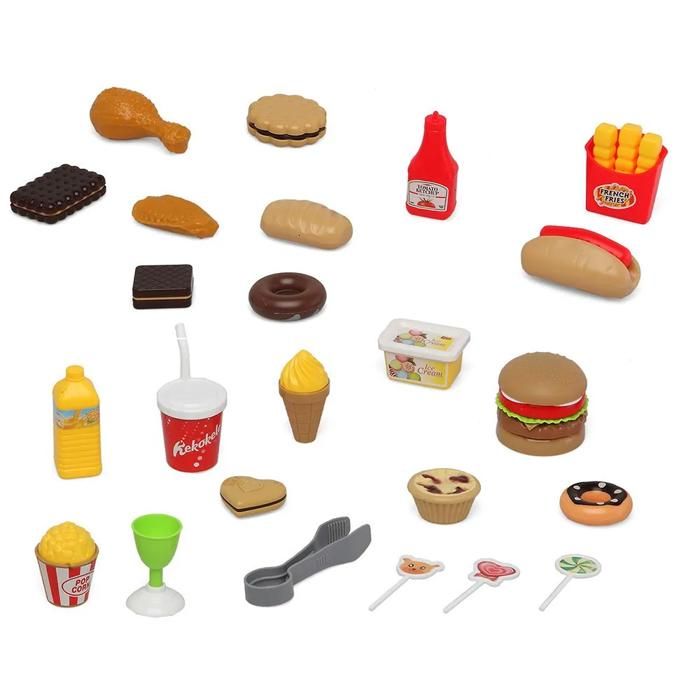 Ensemble de jouets - Burger Set - Multicolore - Dès 3 ans - 28 x 20 cm
