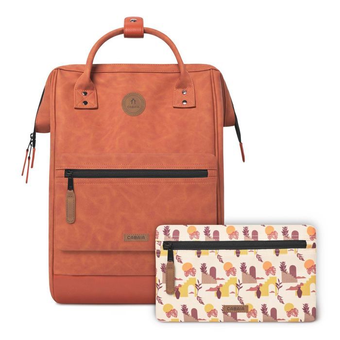 Sac à dos - CABAIA - Adventurer Vegan Nubuck - Terracotta - 39x28x16 cm - 945g