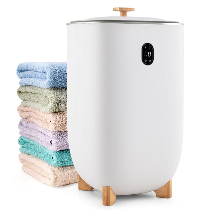 COSTWAY Chauffe Serviette Seau Chauffant 35 L avec Arrêt Automatique Minuterie&Mode Séchage Plateau à Arômes pour Peignoirs COSTWAY Chauffe Serviette Seau Chauffant 35 L avec Arrêt Automatique Minuterie&Mode Séchage Plateau à Arômes pour Peignoirs