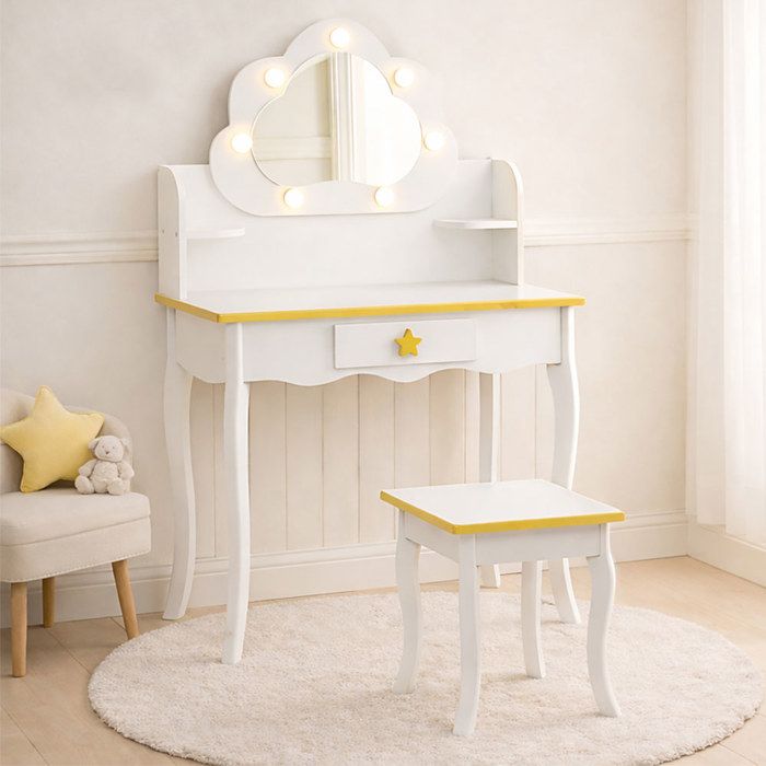 Baninni Coiffeuse pour Enfants Cloudy Blanc