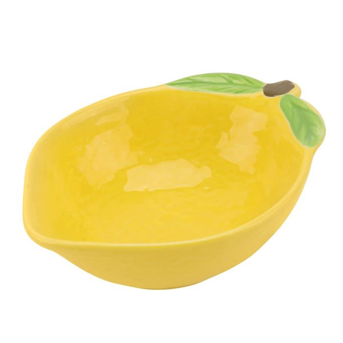 Coupelle sauce céramique - Mini assiette forme citron - Vaisselle déco - Pour apéritif table Lumiryn