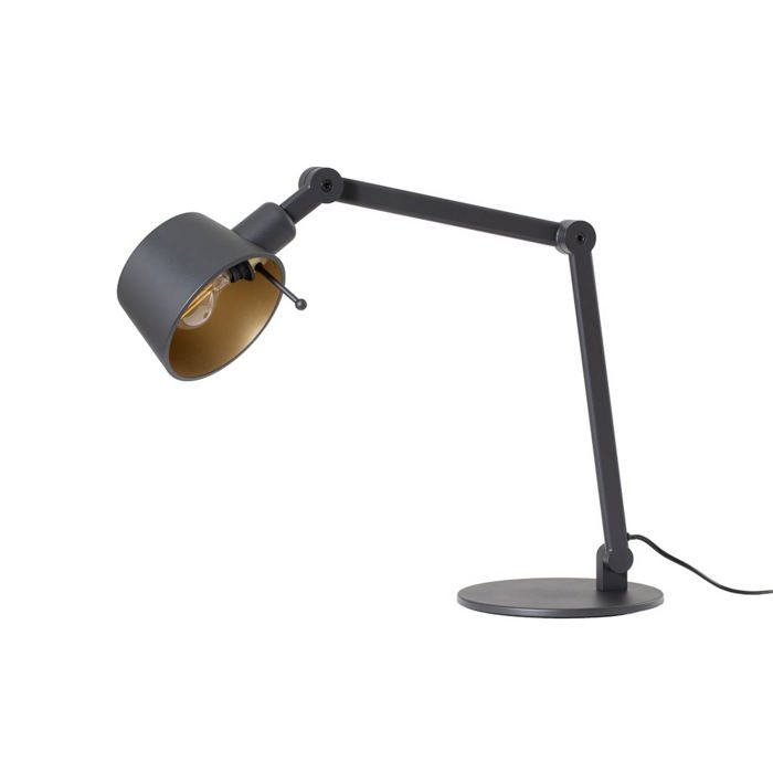 Lucande Lampe à poser Silka (Moderne) en Noir Métal e. a. pour Bureau (1 lampe à E27) de bureau lampe Lucande Lampe à poser Silka (Moderne) en Noir Métal e. a. pour Bureau (1 lampe à E27) de bureau lampe