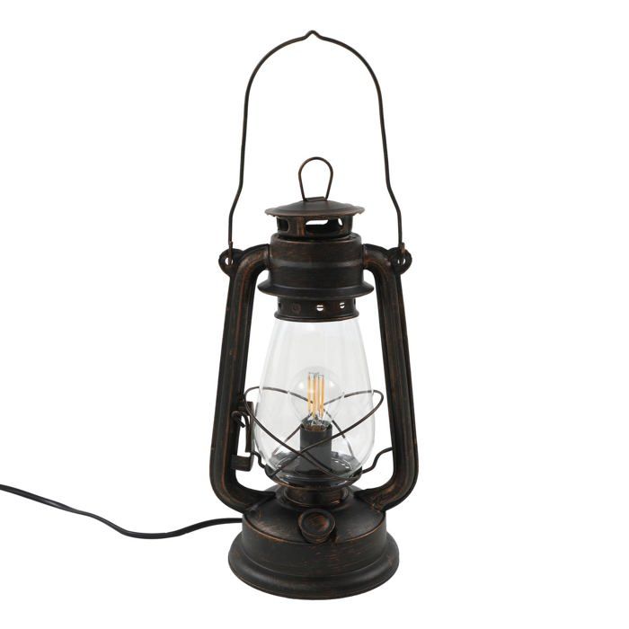 Lampe à poser - Lindby - lampe de chevet - - rouille transparent Lampe à poser - Lindby - lampe de chevet - - rouille transparent