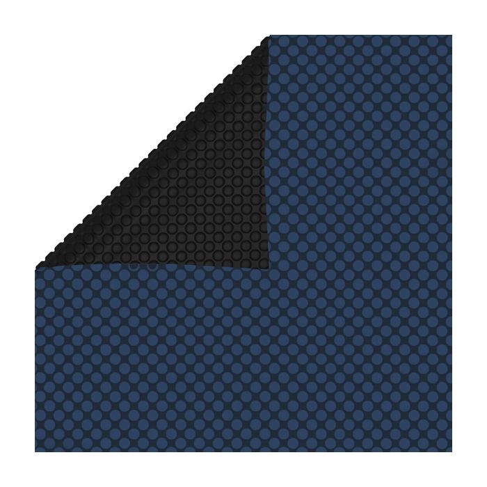 bâche chauffante pour piscine vidaXL PE 400x200 cm Noir et Bleu