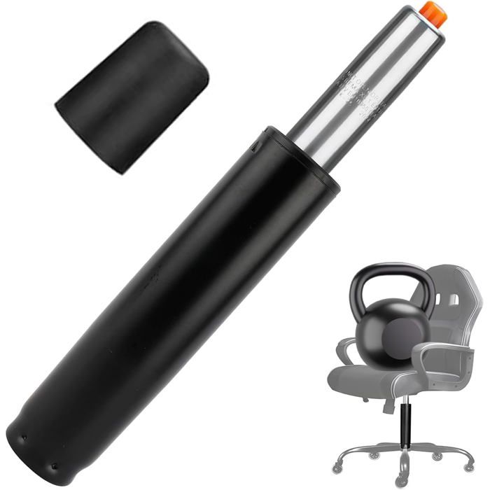 450 Lbs Vérin À Gaz Pour Chaise Bureau Pièces Rechange Chaises Universelle Noir Piston Ressort Hauteur Réglable Verin Chaise[CA112]