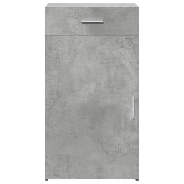 Meuble Rangement - HAOSHOP - Buffet gris béton 50x42 5x93 cm bois dingénierie&01_36651