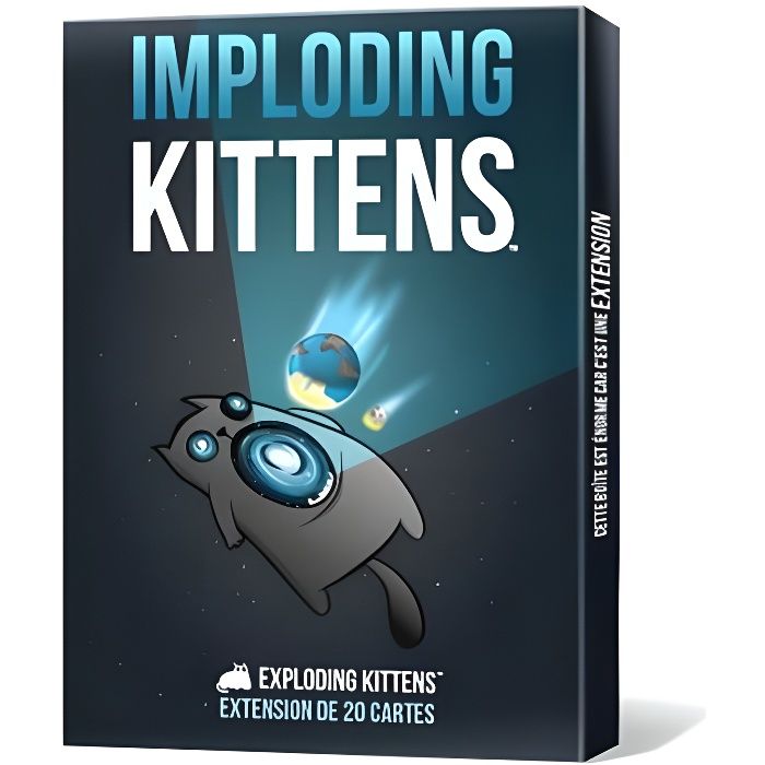 Imploding Kittens - ASMODEE - Extension du jeu de société Explosive ...