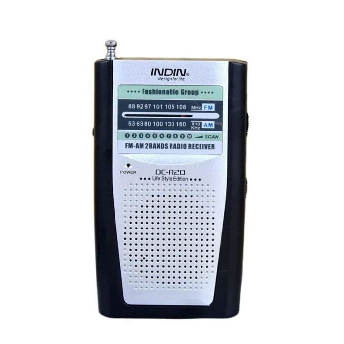 Mini Radio Portable Am Fm Antenne Télescopique Radio de Poche