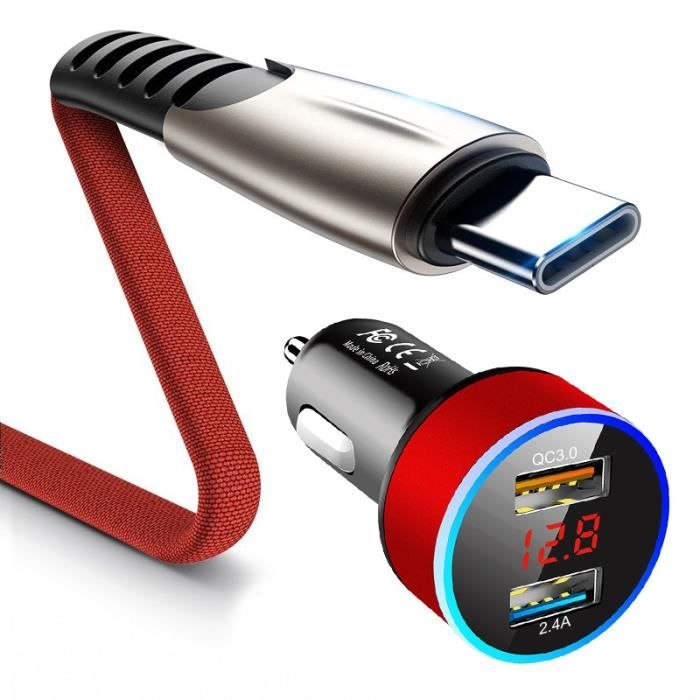 Câble USB-C 1,5m 120W Charge Rapide - Compatible Huawei, IPhone 15, Xiaomi, Neuf