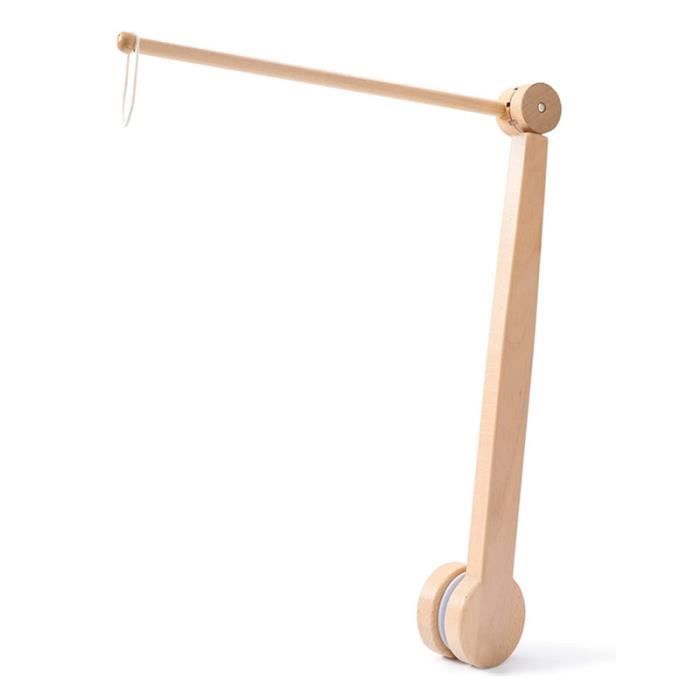 Support Mobile En Bois Réglable Pour Lit Bébé - Installation Facile Sur Table à Langer Et Parc