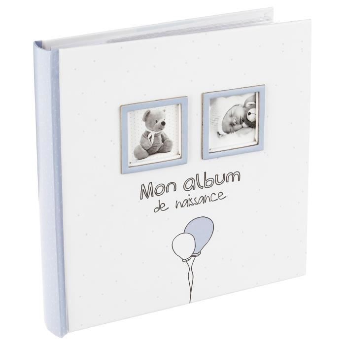Album Naissance Bébé - 120 photos + pages souvenirs - Bleu - Cdiscount  Puériculture & Eveil bébé