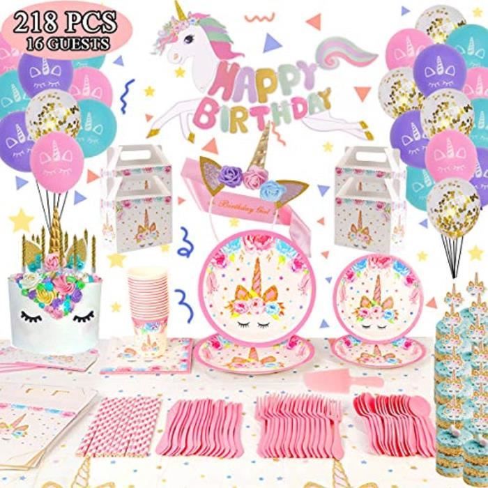 Pack Anniversaire Licorne Achat Vente Pas Cher