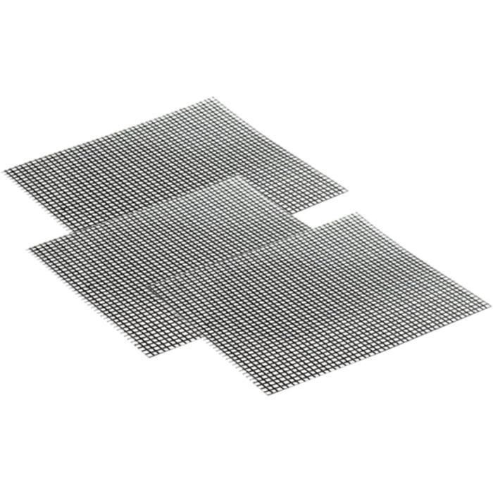 Relota Lot De 8 Tapis De Cuisson BBQ 40x33 Cm - Anti-adhésif Réutilisable Résistant 260°C Pour Barbecue Gaz, Charbon Ou Électrique