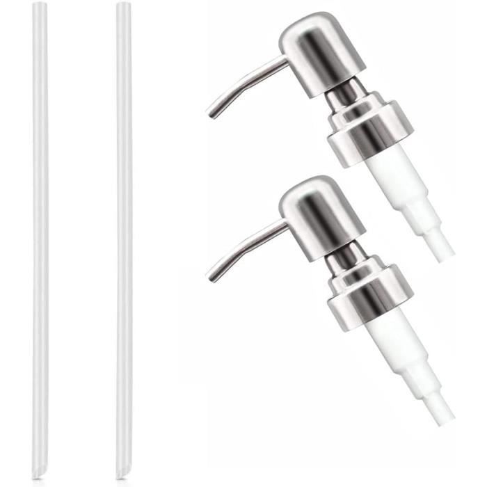 2 Pompes à Savon En Acier Inoxydable 304 – Remplacement Standard 28/400