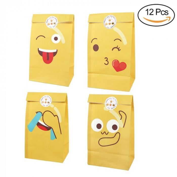 Version Xbqb 12 Pieces Emoji Parti Mignon Smiley Papier Sacs Avec Autocollants Enfants Fete D Anniversaire Cadeau De Bonbons Cdiscount Beaux Arts Et Loisirs Creatifs Version Xbqb 12 Pieces Emoji Parti Mignon Smiley Papier Sacs Avec Autocollants Enfants Fete D Anniversaire Cadeau De Bonbons Cdiscount Beaux Arts Et Loisirs Creatifs