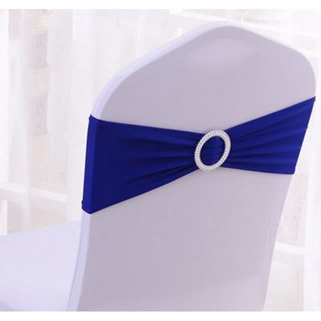 Lot De 10 Rubans De Chaise Élastiques Avec Nœud - Pour Mariage, Anniversaire, Fête - Rouge Vin