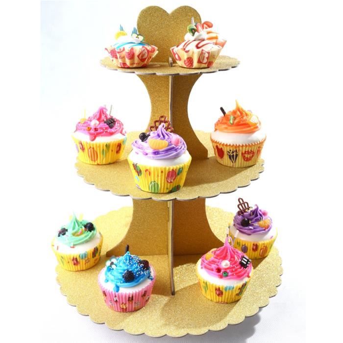 Presentoir A Gateaux 3 Etages Achat Vente Pas Cher