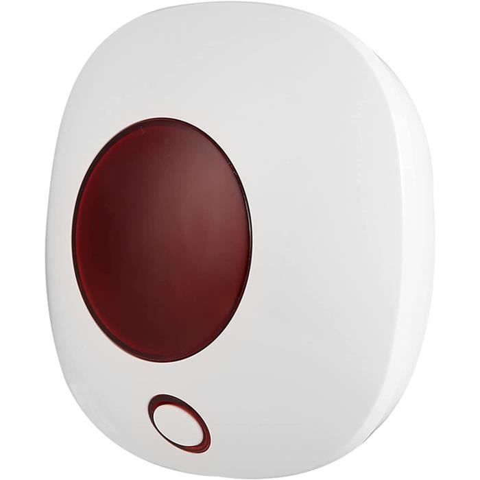 Sirène Externe Pyronix Deltabell X - Chrome Et Rouge - LED, Antivol - Neuf