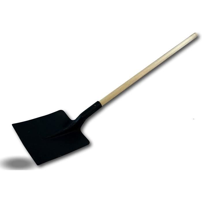Pelle de jardin carrée acier trempé Haute qualité Manche en Bois Poignée ergonomique VITO