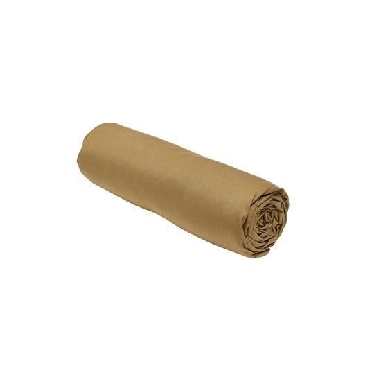TODAY Drap housse Essential 90x190cm bronze coton 57F bonnet 23