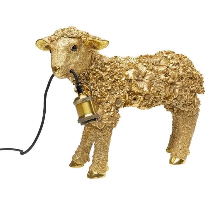 Lampe - Kare Design - Mouton doré - 36 cm - Éclairage intérieur - Style enfant