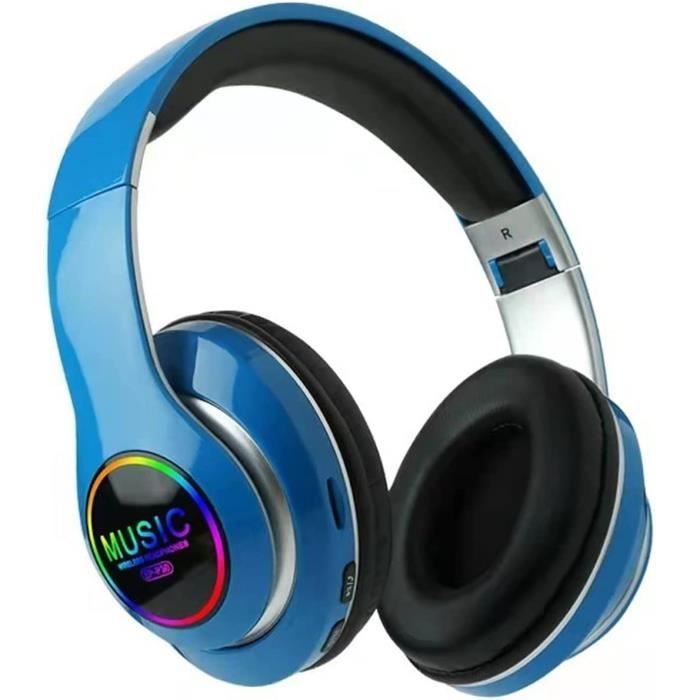 Écouteurs Casque Bluetooth Sans Fil, Casque Mp3 Avec Microphone