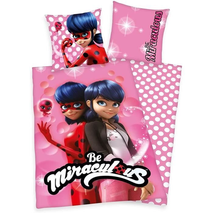 Parure De Lit Bebe Parure De Lit Miraculous Ladybug Pour Enfant 135 X 0 Cm 80 X 80 Cm Coton Herding1323 Cdiscount Puericulture Eveil Bebe
