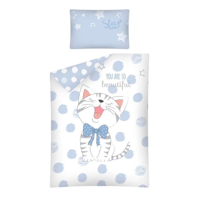 Parure De Lit Bebe You Are So Beautiful Chat Housse De Couette 100x135 Cm Taie 40x60 Cm Achat Vente Housse De Couette Seule Soldes Sur Cdiscount Des Le Janvier Cdiscount