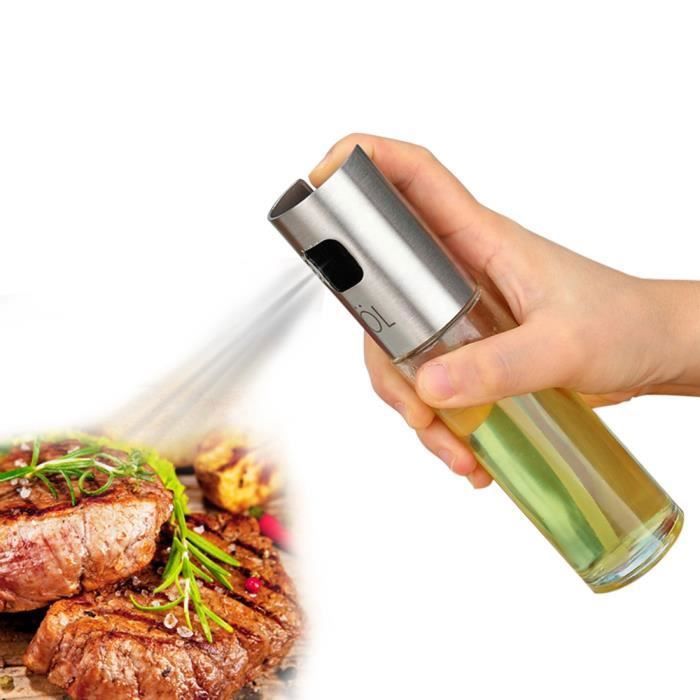Set Huilier Et Vinaigrier En Verre 500 Ml Avec Support Bois - Transparent, Lave-vaisselle, Pour Table Et Cuisine