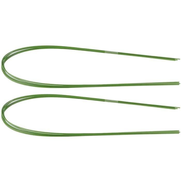 Arceaux De Serre Jardin - 90 Pièces Pour Tunnel De Culture - Tiges Fibre De Verre Gainées Plastique