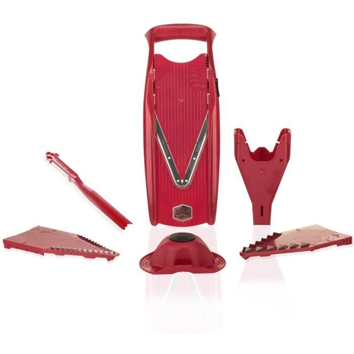 Börner Mandoline V5 Powerline Plus SetCoupelégume & fruit professionnel en tranche fine