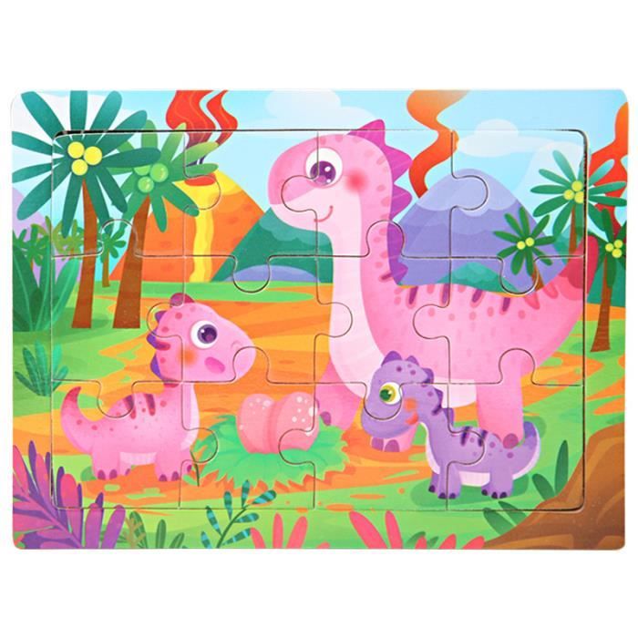 Set De 7 Puzzles Animaux En Bois Pour Enfants - Jouets éducatifs Créatifs - Cadeau Idéal Pour Apprendre En S'amusant