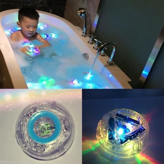 Bath Led Light Toys Imperméable Drôle Baignoire Salle de bains Lumières LED Jouets pour enfants Baignoire COSwk7743
