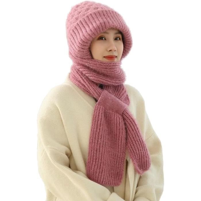 Comparer les prix de Coupe-vent avec protection auriculaire intégrée bonnet tricot chaud pour l'hiver - Blanc - AUTREMENT
