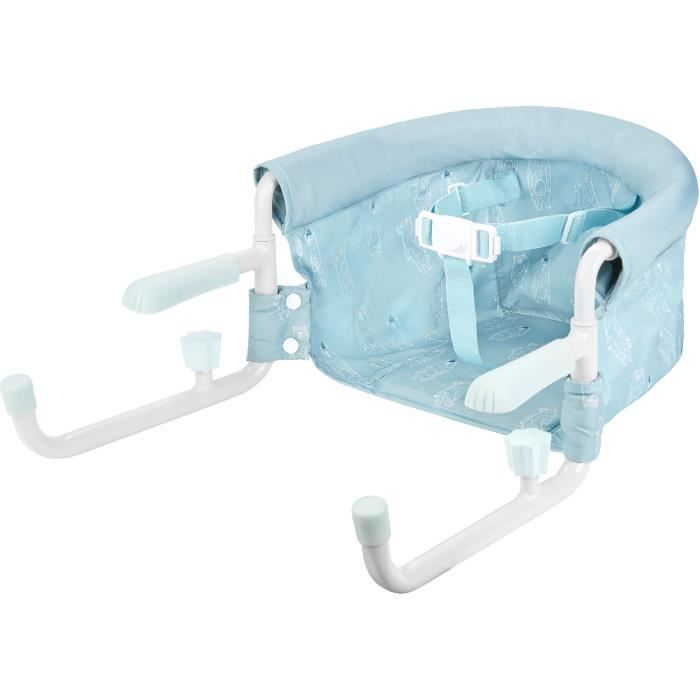 Badabulle Siège de table pour bébé avec Système d'attache 4 bras, Pliage Ultra Compact, De 6 à 36 mo
