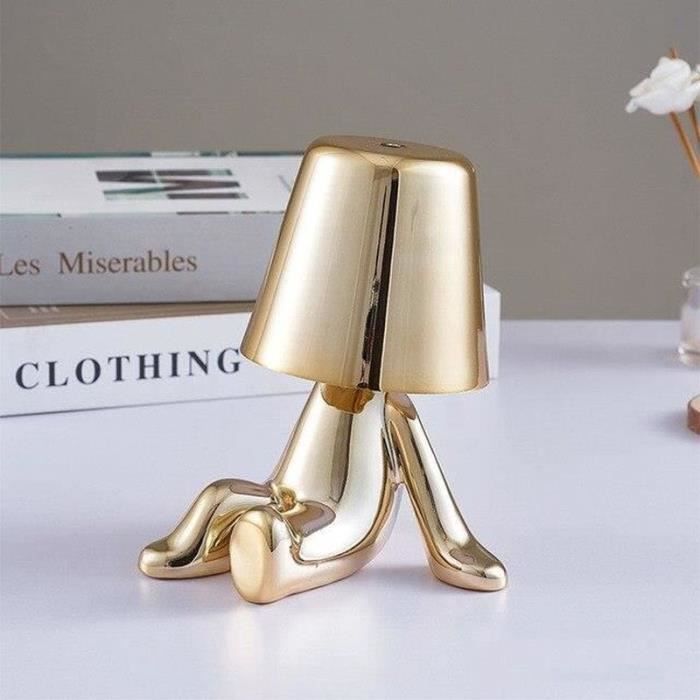 Lampe à poser - CHANGM - Gold D - LED tactile - Rechargeable USB - Style scandinave moderne