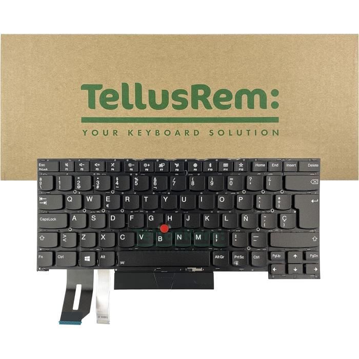Tastiera Retroilluminata USA Per Lenovo ThinkPad T490s E T495s | Layout QWERTY Nera, Non Per T490 O T495