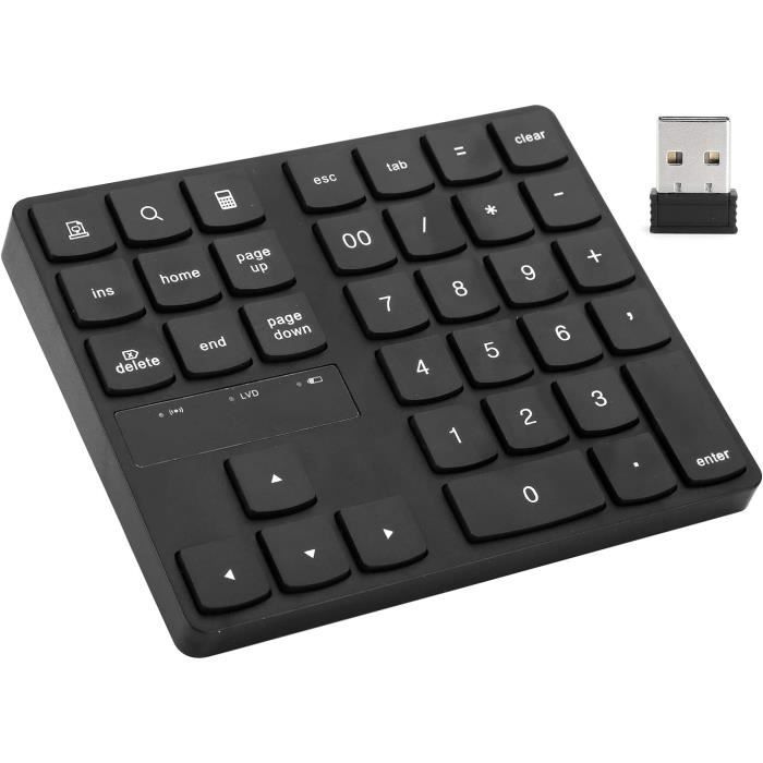 TMISHION Mini clavier numérique Clavier numérique USB Mini 18 touches