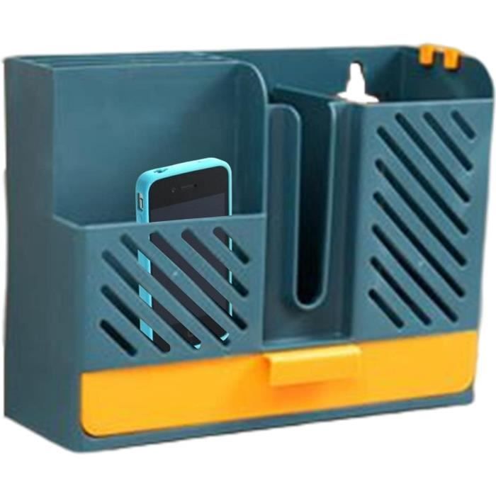 Porte-ustensiles De Cuisine Tournant 360° – Organisateur De Comptoir Avec Compartiments – Noir, 16x14 Cm – Idéal Pour Cuillères, Spatules, Baguettes