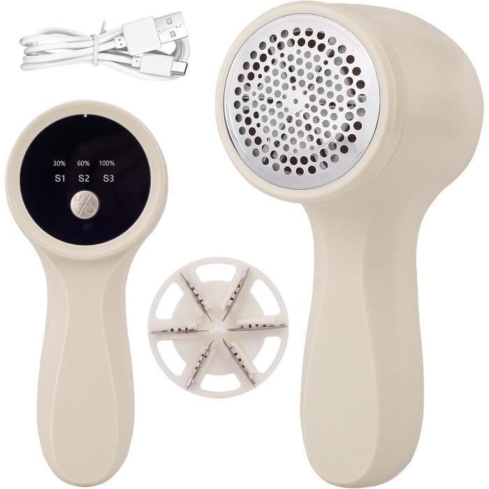 COFEST Rasoir Électrique Anti-Peluches USB, Rasoir à Tissu, Anti-Fuzz, Anti- Bouloches Rapide et Efficace pour Vêtements, Draps et Autres Tissus, 6 Lames en Acier Inoxydable Violet COFEST Rasoir Électrique Anti-Peluches USB, Rasoir à Tissu, Anti-Fuzz, Anti- Bouloches Rapide et Efficace pour Vêtements, Draps et Autres Tissus, 6 Lames en Acier Inoxydable Violet