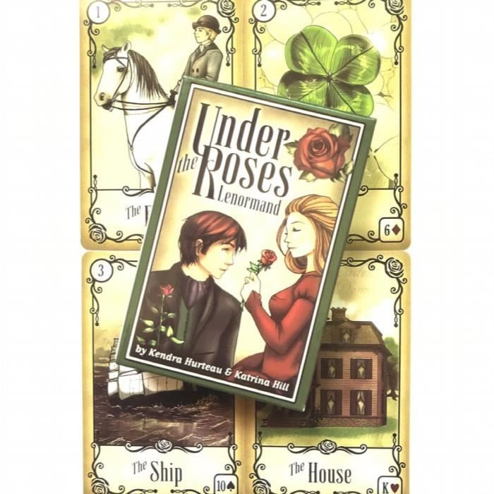 The Under Roses Lenormand Oracle Divination Entertainment Jeu d'échecs The Under Roses Lenormand Oracle Divination Entertainment Jeu d'échecs