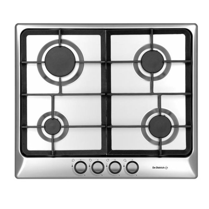 DE DIETRICH Table de cuisson 4 foyers gaz dont 1 rapide 3 Kw DPE3601X - vue 2