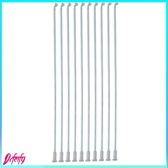 Drfeify Lot De 10 Rayons De Vélo En Fer Manganèse 13G 2.2mm